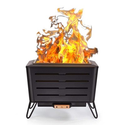 TIKI Brand Smokeless Patio Fire Pit & Woodpack Wood Burning Metal Pit New in BOX
