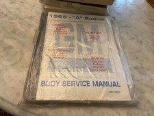 1965 GM A Body Service Manual Chevelle GTO Cutlass 442 Skylark El Camino Buick