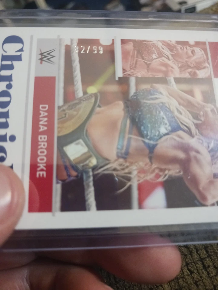 2022 Panini Chronicles WWE Dana Brooke #30 Blue /99 - Image 3 of 3