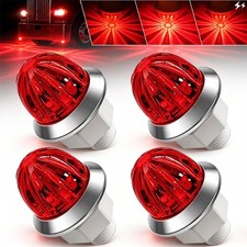 4x Led Red Watermelon Lights Multiple Functions Truck Trailer Side Marker Light 4x Led Red Watermelon Lights Multiple Functions Truck Trailer Side Marker Light