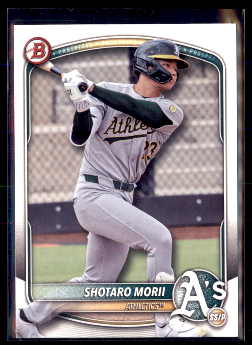 2025 Bowman Draft Paper Shotaro Morii Athletics BD-174 5 card lot
