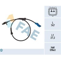 FAE Sensor DrehzahlfüHler Hinten FüR Peugeot 207 Wa_ Wc_ 208 Ca_ Cc_ Cu_