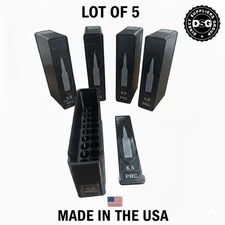 Lot of 5 (20) Round 6.5 PRC Cartridge Ammo Boxes, Cases. Made In The USA 🇺🇸