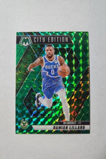 2024-25 Panini Mosaic - City Edition Damian Lillard No. 285 Green Mosaic Prizm