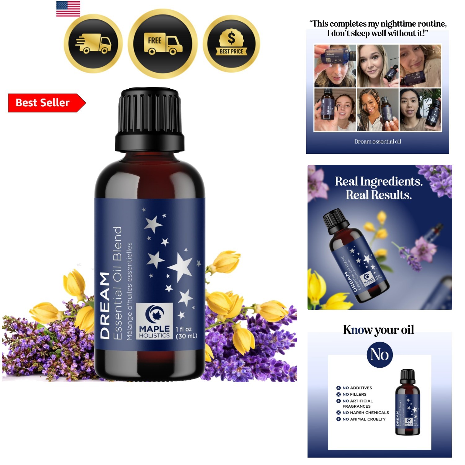 Sleep Essential Oil Blend for Diffuser - Dream Essential Oil