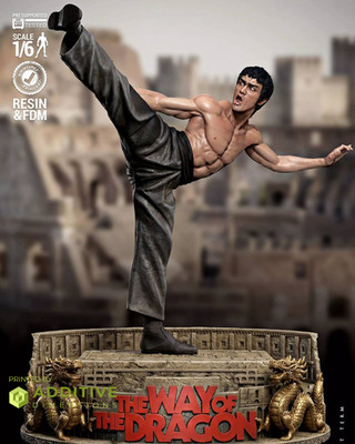 Bruce Lee By Wicked FAN ART Figur Statue 1:6 Resin 3D Printed DIY Model Kit