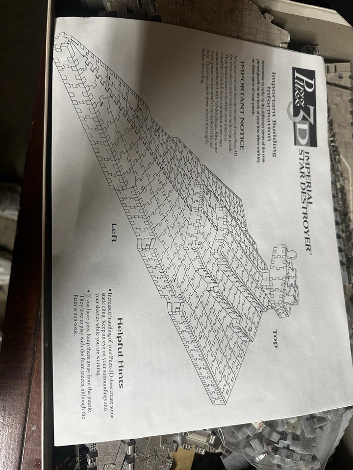 Puzzle-3D Star Wars Imperial Star Destroyer - 823 Piezas - Rompecabezas Super Desafiante Foto 3 de 4