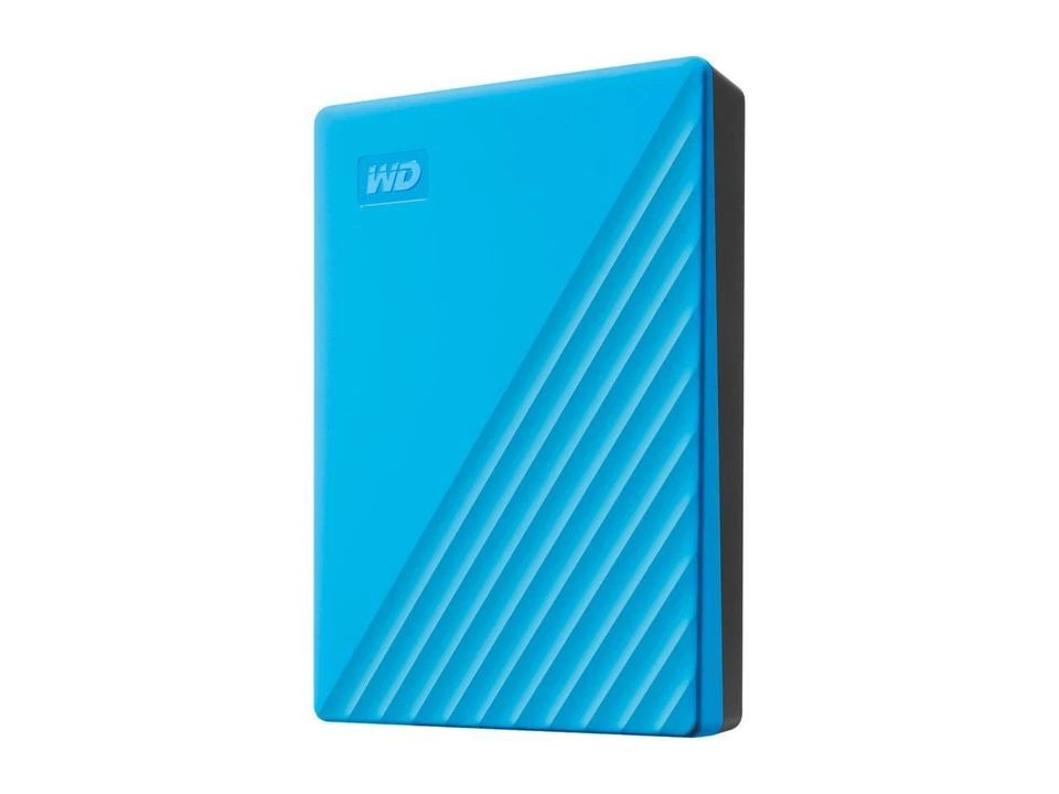WD 4TB My Passport Portable Storage External Hard Drive USB 3.2 for PC/MAC Blue - Image 2 of 4