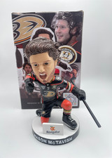 Mason McTavish 2023-24 Anaheim Ducks LEGACY NIGHT Bobblehead NHL Hockey Ad9