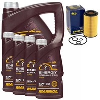 MotoröL Set Mannol 5W-30 Energy Formula 9 Liter + ÖLfilter FüR Mercedes Vito