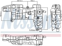 Nissens 996310 KüHlmittelausgleichsbehäLter Euro 6 Passt Zu: DAF LF LSM280AHV-PX