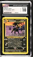 CGC 10 GEM MINT Umbreon 32/75 Neo Discovery Pokemon Card