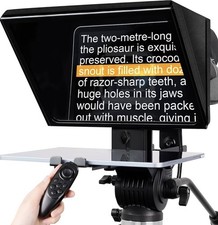 Iloknzi 12  Teleprompter TC-B98, With Carry Case Very Good