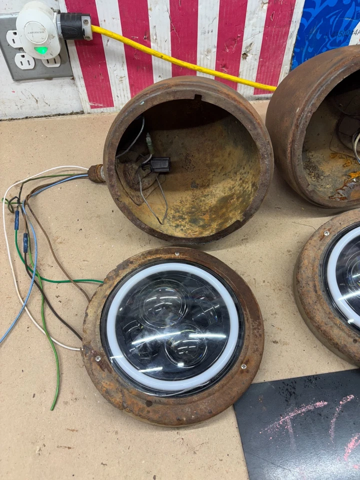 LÂMPADAS VINTAGE ANOS 30 FORD FARÓIS PROJETO FAROL PÓS-VENDA RAT O - Imagem 2 de 4