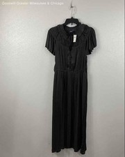 NWT GAP Black Women's Short Sleeved Dress Size L