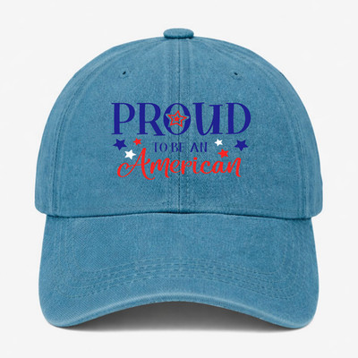 USA Patriotic Hat Proud American Baseball Cap Independence Day 4th July Dad Hat