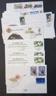 Eire - Ireland, 14 First day covers, 1984.  Railways, Sport, Flowers