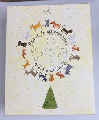 Graphique Peace To All Creatures Great And Small Holiday Boxed Card 18 Ct