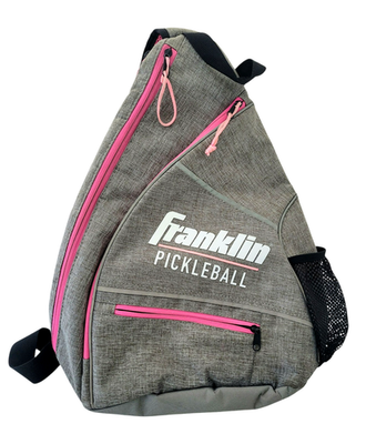 Franklin Sports Pickleball Sling Bag Gray Pink Crossbody Paddle Backpack New Franklin Sports Pickleball Sling Bag - Pickleball Equipment  main image 3