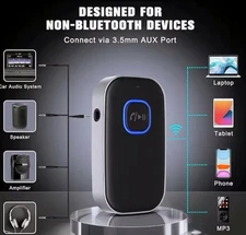 Bluetooth Audio Transmitter Receiver Audio AUX Wireless Adapter For Car Speaker