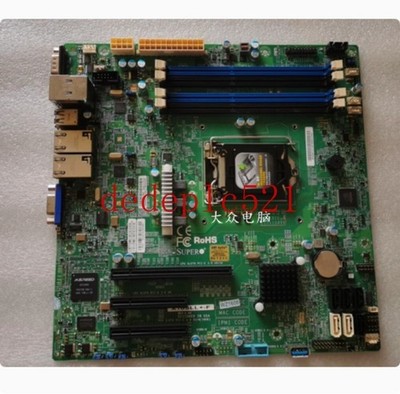 1 PCS   Micro X10SLL+- F Single Channel Server Motherboard E3-1200 Series V3 *qq