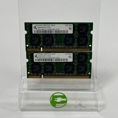 Qimonda PC2-5300S 2GB (2x1GB) SODIMM RAM DDR2 667MHz HYS64T128021EDL-3S-B2