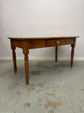 Vintage Pine Farmhouse Dining Table, Rustic Kitchen Table