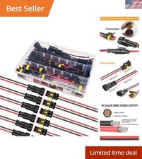 20 Sets 20 AWG Waterproof Automotive Connectors - Quick Disconnect Solutions