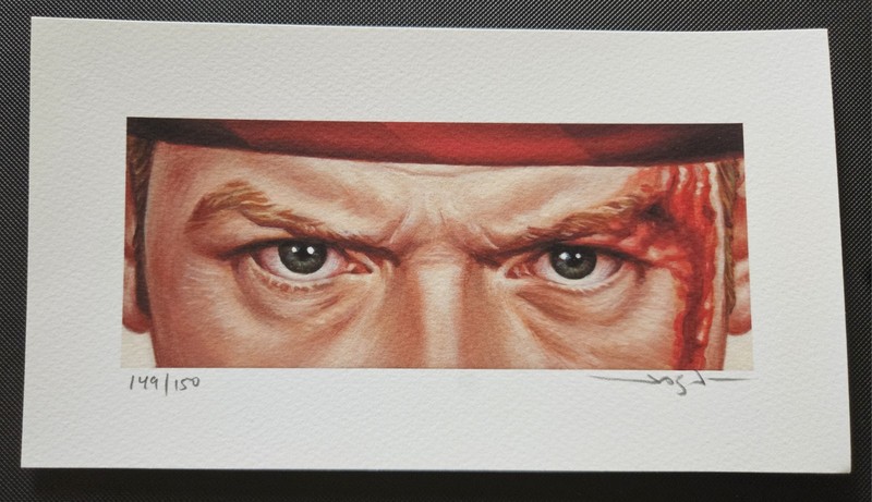 Jason Edmiston Eyes #149/150 EWAF Shaun of the Dead Simon Pegg Edgar Wright