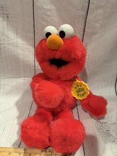 Vintage 1995 Sesame Street Talking Alphabet Elmo Plush Toy