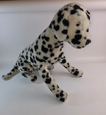 Vintage 1980s Caltoy 25" Dalmatian Posable Large Plush Stuffed Dog RARE Retired