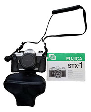 FUJICA STX-1 35mm Camera X-Fujinon 1:1.9 f 50mm FM Lens and soft case