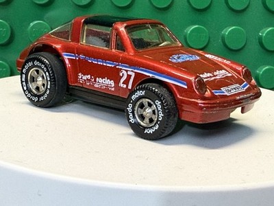 Darda Paris-Dakar Dunlop  Red Porsche 911 Targa #27 Pull Back Model