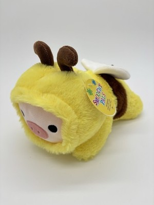 Smoochy Pals Hooded Animals Bumble Bee Plush 10  NEW w TAG Linzy Toys
