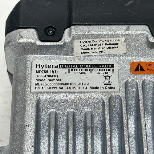 Hytera MD785 U(1) 400-470 MHz Digital Mobile Radio - Bild 3 von 5