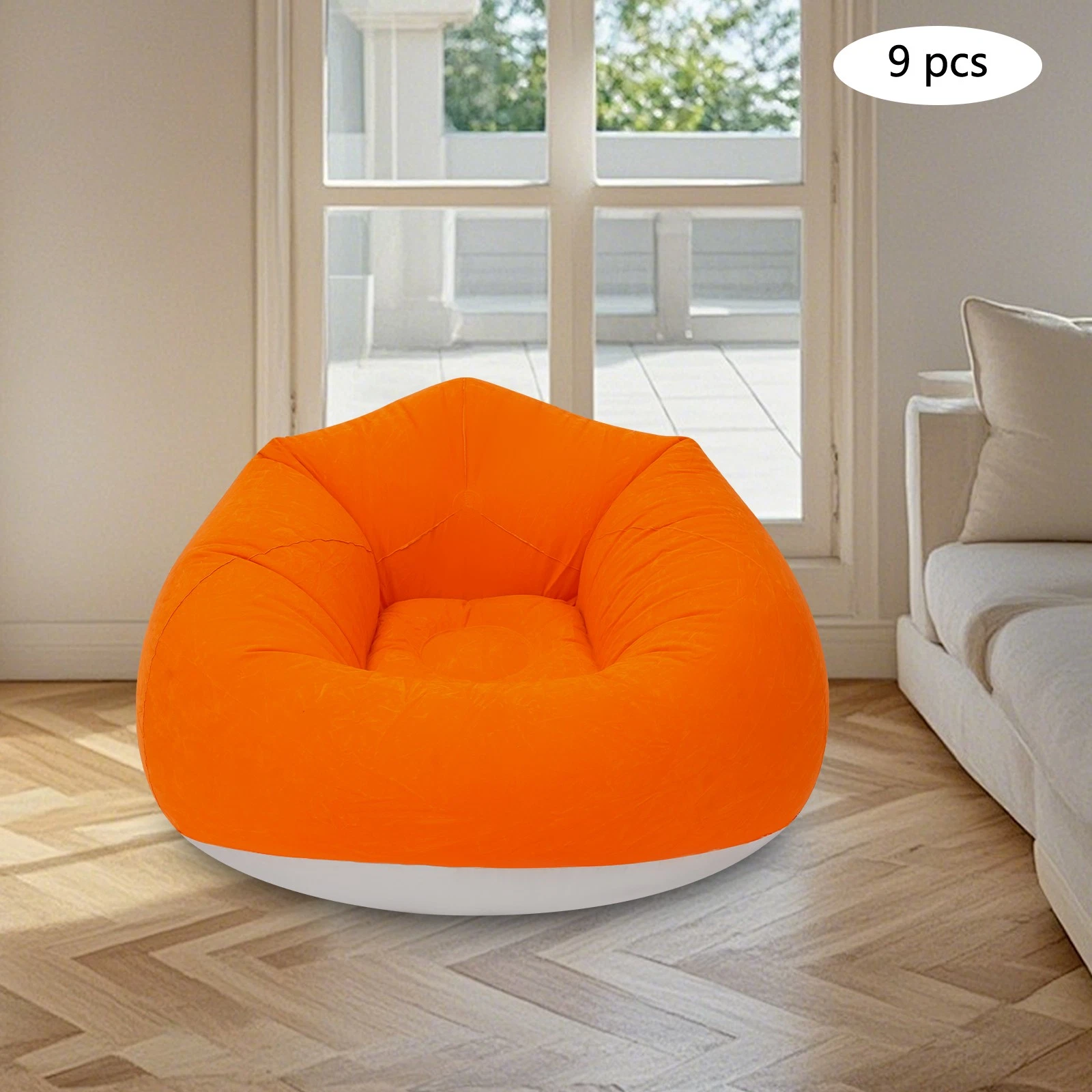 Modern Inflatable lazy sofa 9pcs+2 foot pumps, Free Standing Inflatable Sofas
Opens in a new window
