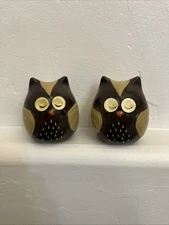 Owl Salt & Pepper Shakers Kitchen Collectibles Home Decor Essential Home