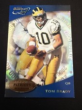 2000 Quantum Leaf  Tom Brady #343 (RC)