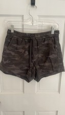 Athleta Women's Farallon Activewear Drawstring Camo Shorts Size 4