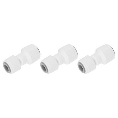 3Pcs Push to Connect Fittings 5/16'' OD x 3/8'' OD Straight Union (8-10mm)