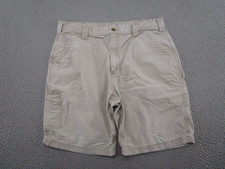 Carhartt Men's Tan B147 Tan Loose Fit Work Shorts Size 38 Workwear Y2K Read