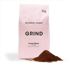 Shoreditch Grind House Blend Ground Coffee 1kg BBE 10/26 RRP £30 24.99 per kilo