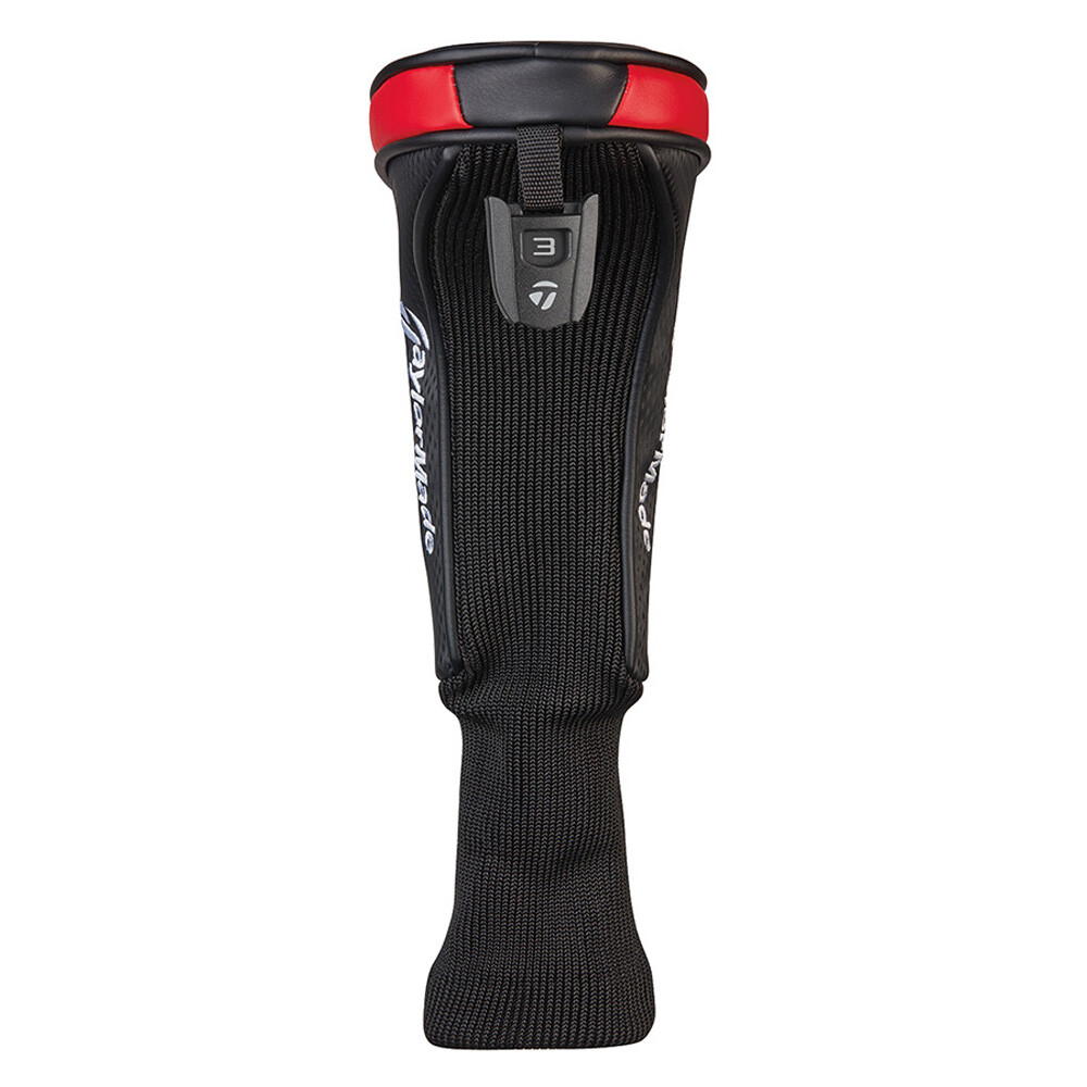 NEW TaylorMade Golf Stealth Black/Red Hybrid/Rescue Headcover