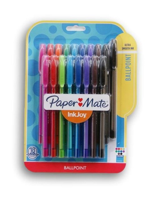 Paper Mate Ultra Smooth Ink Multicolor 18 Ballpoint Pens eBay
