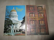 Vintage 1980 California State Assembly Senate Guidebooks Capitol Tour Sacramento