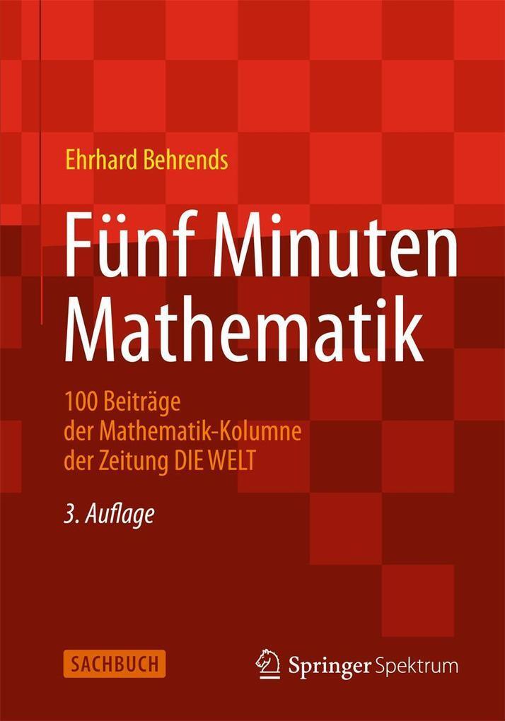 Thumbnail - Fünf Minuten Mathematik | Ehrhard Behrends | 2013 | Deutsch