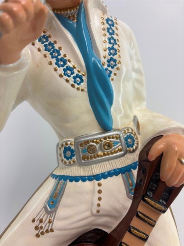 Vintage 1977 Elvis Presley Keramik Figur 20" Statue Mike"s Form - Bild 8 von 11
