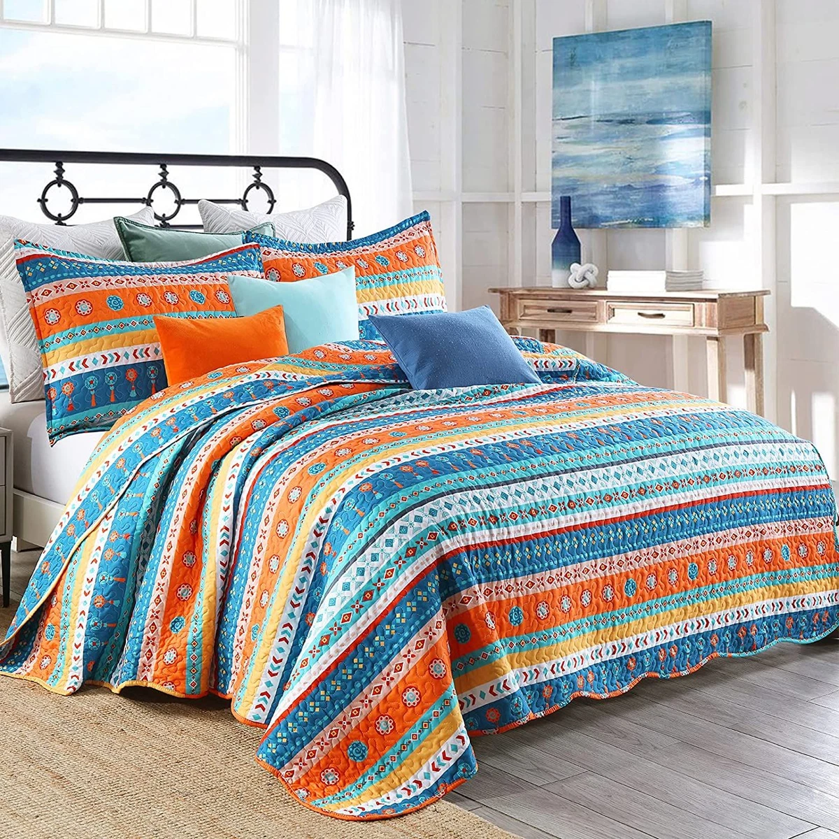Bohemian bedspread on sale