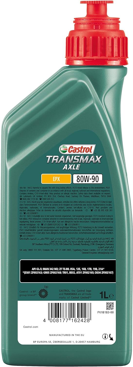 Castrol EPX 80W90 Transmax Axle 1 L (15D954) for sale online eBay