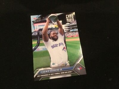 2023 Topps Now July Card of the Month Vladimir Guerrero Jr Home Run Derby M-JUL